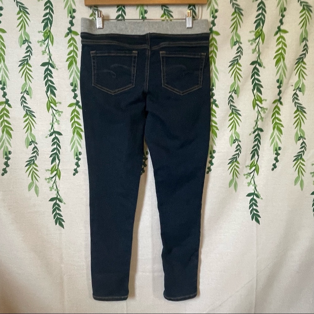 Size 12 Plus Justice Mid Rise Knit Waist Jeggings E2 - Picture 4 of 6